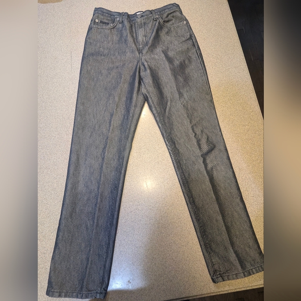 Calvin Klein Jeans Women's Charcoal Straight Jeans